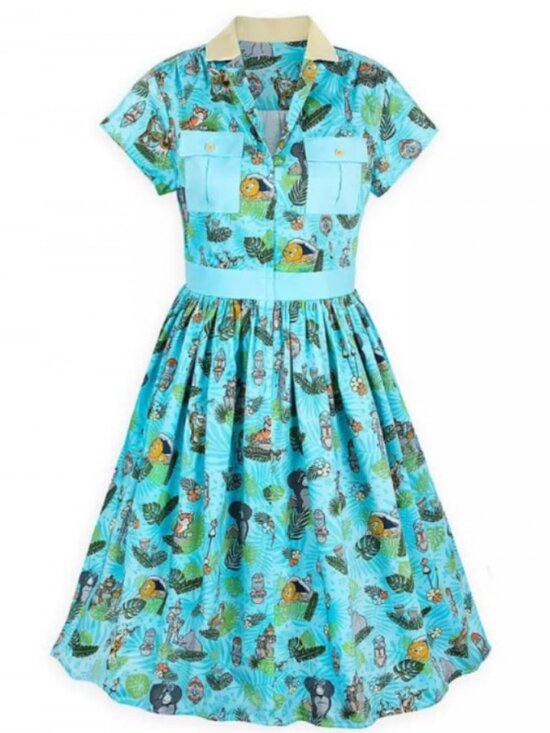 Disney Dresses & Skirts - NWT Disney Parks The Dress Shop Jungle Cruise Floral Safari Shirt Dress 2X